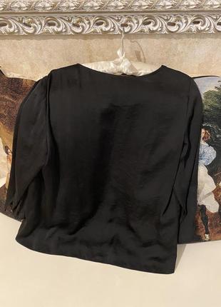 Черная блузка/блуза/рубашка с рукавом & other stories5 фото