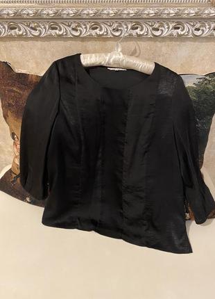 Черная блузка/блуза/рубашка с рукавом & other stories3 фото