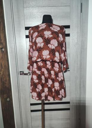 Стильне плаття в квітковий принт ganni платье цветочный цветы квіти sandro maje6 фото