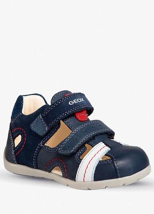 Шкіряні босоніжки geox kaytan 22 р, сандалі хлопчику