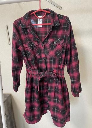 Платье в клетку