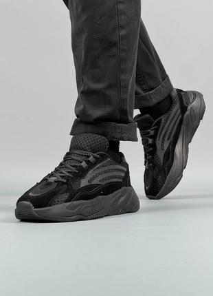 Чоловічі кросівки adidas yeezy boost 700 v2 ali black,стильне та зручне чоловіче взуття