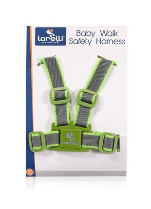 Детские вожжи lorelli baby walk safety harness зелёный