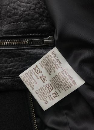 Шерстяная куртка жакет с кожаными рукавами leonardo швейцария5 фото