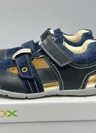 Кожаные босоножки geox kaytan 23,24,26 р-р, сандалии мальчику