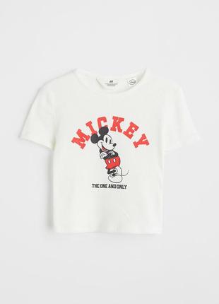 Футболка з mickey mouse для дівчат 8-14 років від h&m швеція