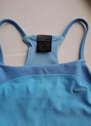 (952) чудова спортивна майка nike dri fit, усередині з топом/розмір 6/85 фото