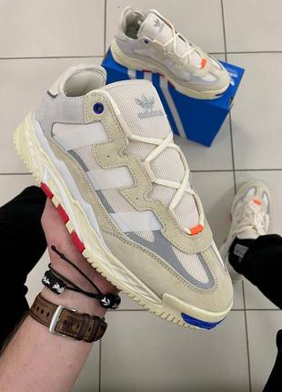 Молодіжні  чоловічі  бежеві кросівки adidas niteball 🆕 адідас найтбол