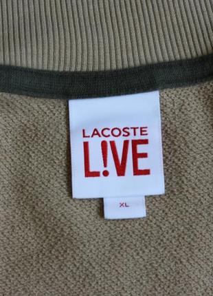 Кофта бомбер lacoste full zip размер xl7 фото