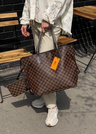 Louis vuitton neverfull brown v2