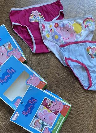 Труски на девочку 3 шт peppa pig