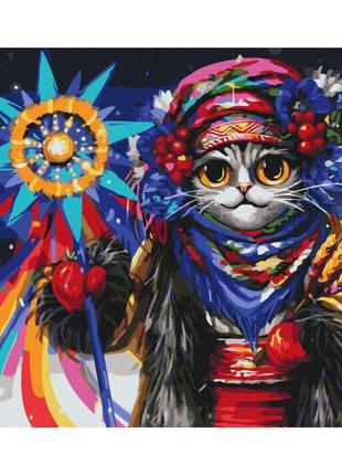 Картина по номерам "утренняя котик" brushme rbs52320 40х50 см