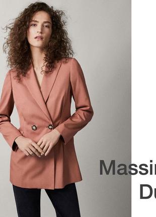 Крутий жакет massimo dutti slim fit блейзер піджак пиджак двубортный премиум2 фото