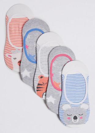 Комплект шкарпеток дівчинці, шкарпетки 37/40 від marks&spencer