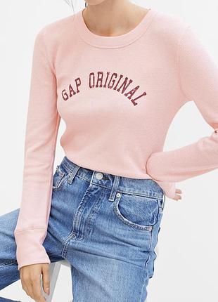 Лонгслів gap вафельний