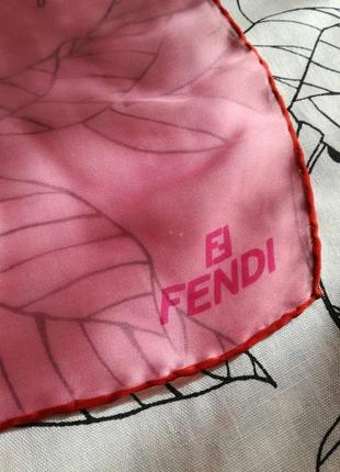 Шовкова хустка fendi5 фото