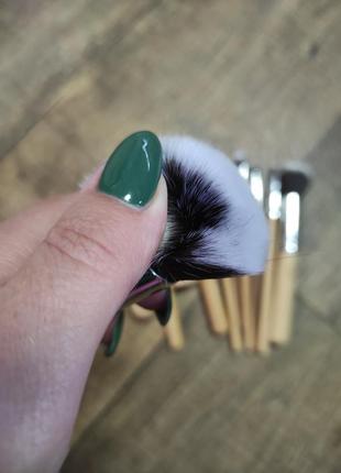 Пензлі кометичні 11шт набір кістей для макіяжу пензлів кисти для5 фото