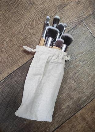 Пензлі кометичні 11шт набір кістей для макіяжу пензлів кисти для8 фото