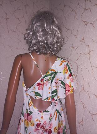 Платье сарафан в цветочный принт новый