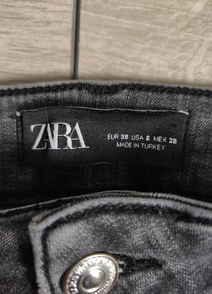 Джинсы скинни на высокой прсадке zara размер s4 фото