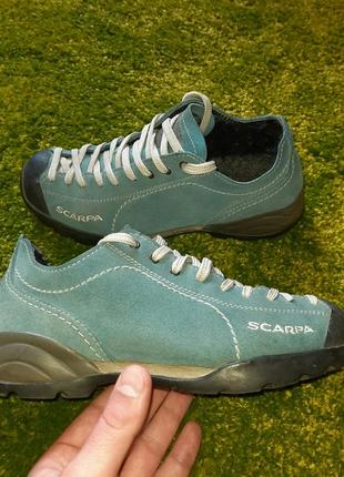 Ботинки scarpa mojito треккинговые gore-tex кожаные meindl замшевые зимние ботинки водонепроницаемые1 фото