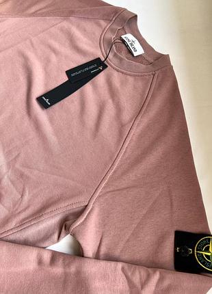 Свитшот stone island/роз свитшот-тон айленд