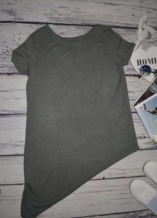 8/s фирменная женская туника футболка мягкая с модным принтом  надписью new look7 фото