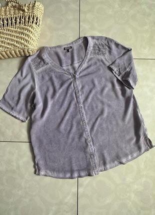 Сорочка блуза з коротким рукавом1 фото