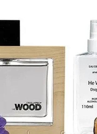 He wood пробник 5 мл — мужской парфюм2 фото