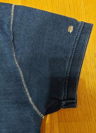 Поло из тонкого джинса pepe jeans2 фото
