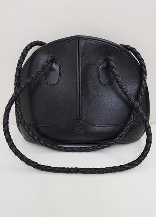Интересная кожаная сумка ombu ручки плетение10 фото