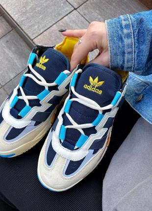 Кросівки adidas жовтий/синій сезон весна-осінь10 фото