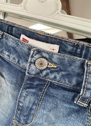 Стильные джинсовые шорты levi’s для подростка девчачьи шорты levi’s джинсовые шорты для девочки 14р2 фото