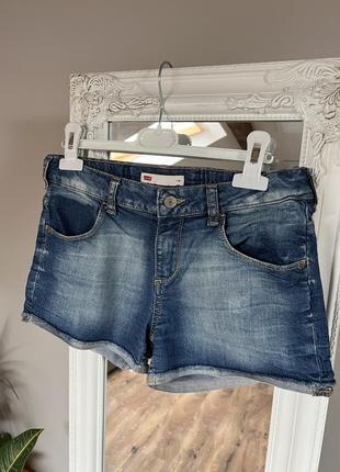 Стильные джинсовые шорты levi’s для подростка девчачьи шорты levi’s джинсовые шорты для девочки 14р1 фото