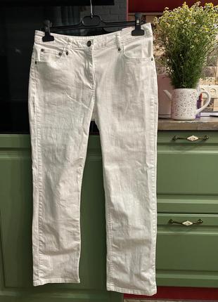 Белые джинсы прямые2 фото