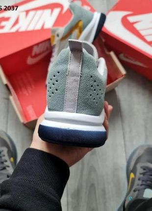 Мужские кроссовки сетка nike zoom light grey найк зум текстильная6 фото