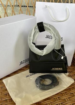 Женская сумка jacquemus black premium сумка жакмюс, черная