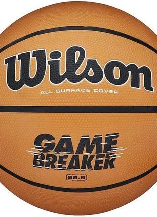 Мяч баскетбольный wilson gambreaker bskt or size 5 wtb0050xb051 фото