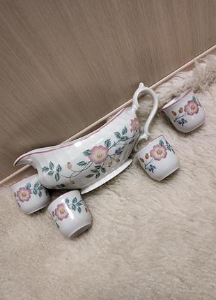 Красивый набор посуды англия винтаж