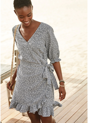 Дуже гарна брендова сукня на запах next, розмір 12/40 або l, колекція 2020 року