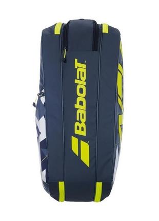 Чехол babolat rh x 6 pure aero grey/yellow/white 751222/3703 фото