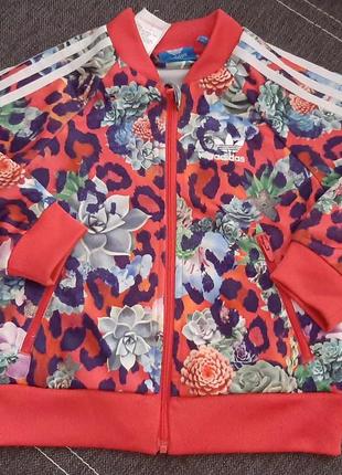 Стильная фирменная кофта для девочки adidas (original).