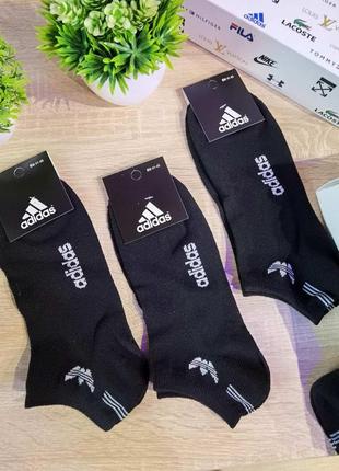 Мужские летние носки adidas з сеточной частью, носки мужские адидас