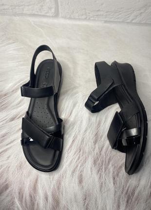 Жіночі, шкіряні босоніжки ecco felicia sandal, оригінал - 41р - 26,5 см