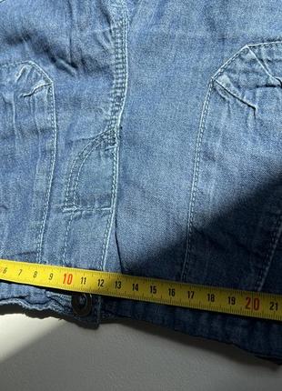 Тонкие летние джинсы для мальчика 12-18м свободные джинсы на резинке6 фото