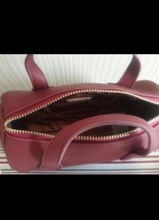 Маленькая женская модная сумка weicken бордовая4 фото