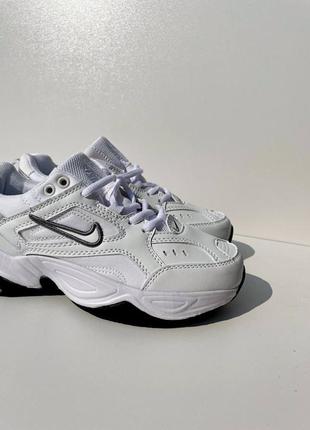 Nike m2k tekno cool white black1 фото