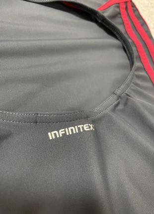 Серый серо-малиновый купальник купальный костюм adidas infinitex адидас инфинитекс5 фото