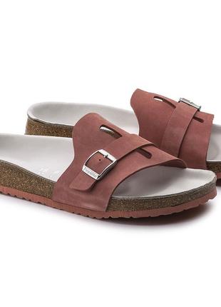 Сланцы, шлепки birkenstock carmen natural leather rose. оригинал3 фото