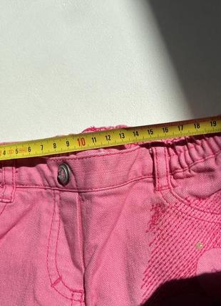 Розовые джинсы для девочки 2р стильные джинсы рождевые5 фото